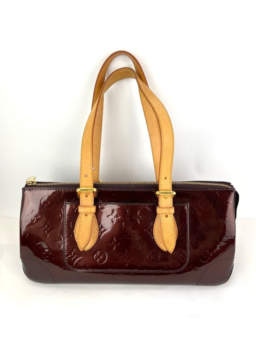 Louis Vuitton Rosewood Ave Amarante Vernis Patent Leather Shoulder Bag - Picture 2 of 12